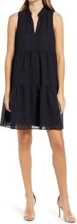 Lilly Pulitzer Novella Sleeveless Dress in Onyx Eyelet at Nordstrom, Size Small