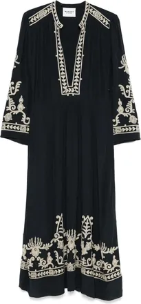 Isabel Marant Abito midi Feliana - Nero