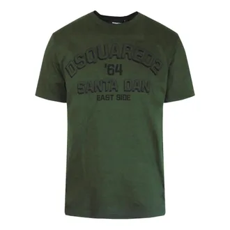 Dsquared2 Santa Dan 64 Donkergroen T-shirt