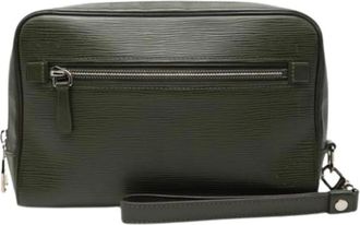Louis Vuitton Pre-owned Clutches, female, Green, Size: ONE SIZE Pre-owned Epi Neo Hoch