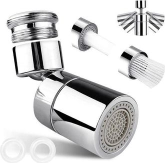 OEM Aireador Y Filtro Para Grifo De Fregadero, Ahorrador De Agua De Doble Funci&oacute;n (1 Pieza). Aireador Giratorio De 360 Grados Para Grifos De Cocina/ba&ntilde;o Q
