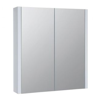 Urban Mirror Bathroom Cabinet 600mm Wide - White - (urban)
