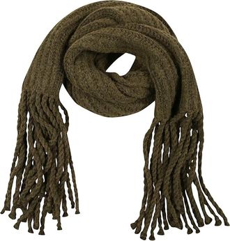 Iro Sciarpa con frange - Verde