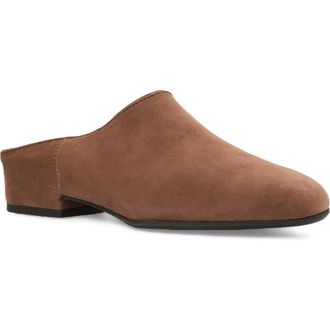 Aquatalia Umama Weatherproof Mule in Brown Suede at Nordstrom, Size 10.5