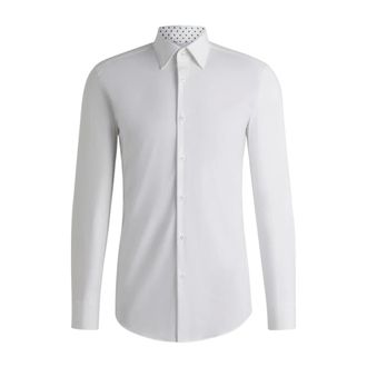 HUGO BOSS Uomo, Magliette, Bianco, L, new