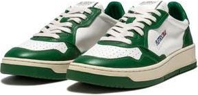 Autry Medalist Low Sneaker in Leather White Green at Nordstrom Rack, Size 11Us / 41Eu