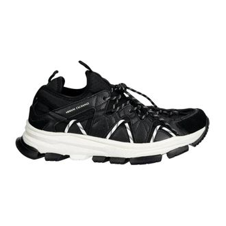 A|X Armani Exchange Heren, Schoenen, Zwart, Maat: 45 EU Leer