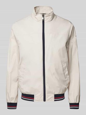 Geox Jacke mit Stehkragen in Beige, Gr&ouml;&szlig;e 52