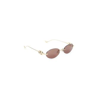 Valentino Vg0032S Zonnebril - unisex - Accessoires - Geel - Maat: 53 MM