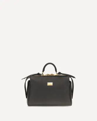 Dolce & Gabbana Vittoria calfskin Top Handle Bag Female UNI
