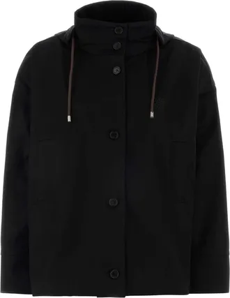 Loewe Black Gabardine Jacket