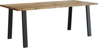 vidaXL Dining Table 200x90x75 cm Solid Wood Acacia Vidaxl