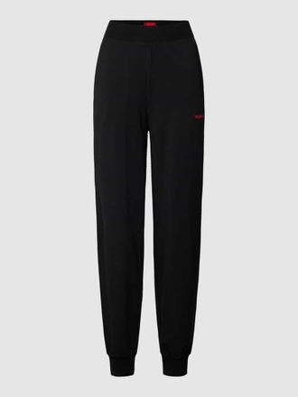 HUGO BOSS Sweatpants mit Label-Print Modell SHUFFLE in Black, Größe XS
