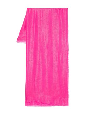 D'Aniello Odette scarf - women - Polyester/Modal/Cupro/Silk - One Size - Pink