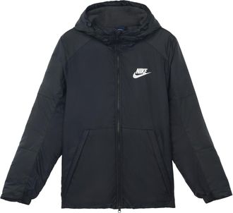 Nike Casual Sports Stay Warm hooded padded Jacket Black AJ7957-010