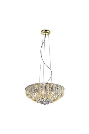 Netlighting Carlo 6 Light Gold Ceiling Fitting