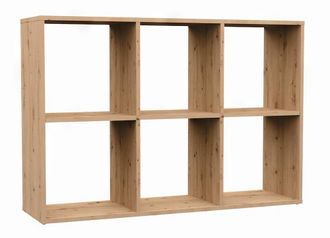 OEM Estanter&iacute;a Artisan Oak De 2x3 Compartimentos Para Libros Y Juguetes - Universal, Funcional, Para Habitaci&oacute;n Infantil, Sala De Estar U Oficina