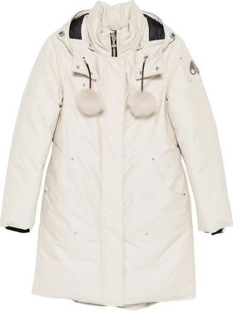 Moose Knuckles Pompom-detail Hooded Coat