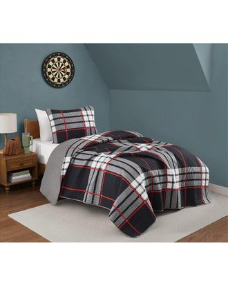 Truly Soft Danbury Plaid Quilt Set