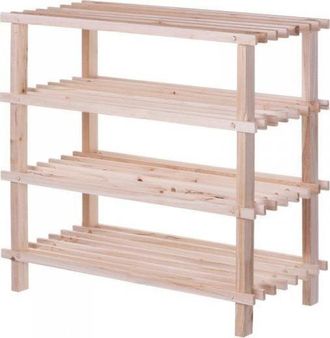 AC-D&eacute;co Kesper Mueble Zapatero Madera Natural 54 Cm De Ancho