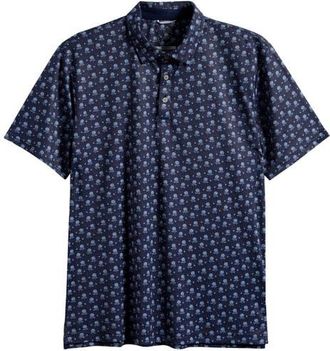 Swannies Cliff Floral Performance Golf Polo in Navy at Nordstrom, Size Xx-Large
