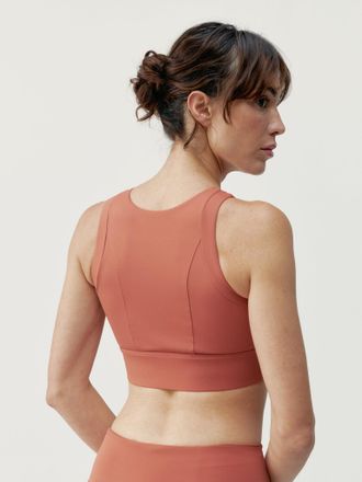 Born Living Yoga Top Esme Marsala