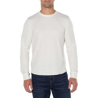 Liverpool L.A. Crewneck Sweater in Cream at Nordstrom, Size X-Large
