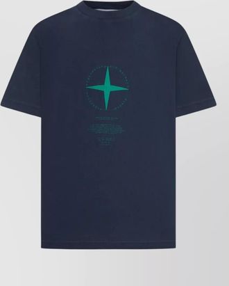 Stone Island organic cotton jersey regular fit t shirt