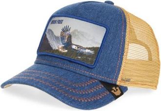 Goorin Brothers Born Free Trucker Hat in Navy at Nordstrom