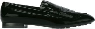 Tod's tassel detail loafers - Zwart