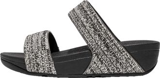 FitFlop Fit Flop Dames/Dames Lulu Shimmer Weave Sliders (Zwart)