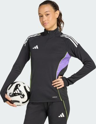 adidas adidas Performance - Tiro 25 Competition - Maglia da allenamento nera e viola rush-Nero