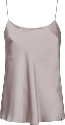 Herno Tops, Dames, Beige, M, Satijn, Camisole Top
