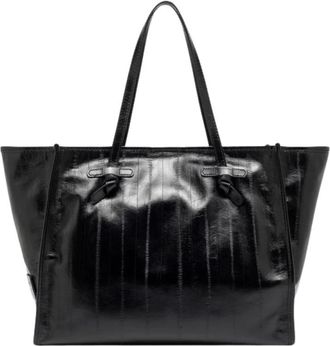 Gianni Chiarini Marcella Tote Bag - Dames - Shoppers - Zwart - ONE Size - Leer - Tassen