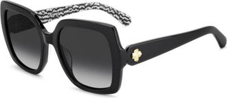 Kate Spade New York Amaya 2/G/S Asian Fit Polarized INA/WJ Womens Sunglasses Black Size 55
