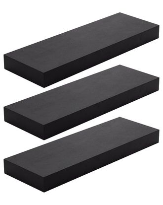 Sorbus 3 Pack Floating Shelf Set