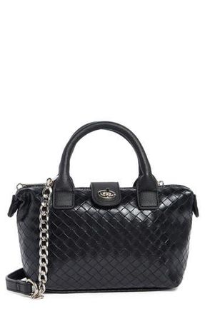 Madden Girl Mini Woven Tote in Black at Nordstrom Rack