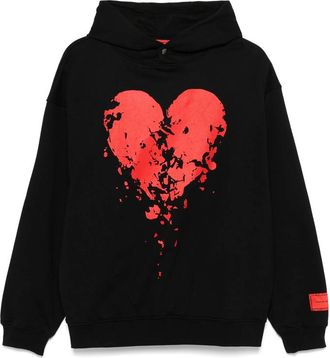 Vision Of Super Heart-print Hoodie