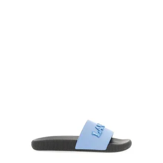Lanvin Sliders, female, Blue, Size: 5 US Arp&egrave;ge Embroidered Slides