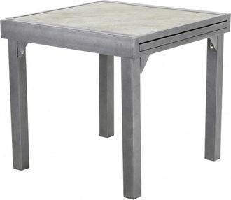 ED&Egrave;N JARD&Iacute; Mesa de jard&iacute;n extensible en aluminio antracita de dise&ntilde;o robusto