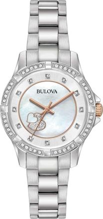 Bulova Crystal Womens Watch