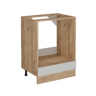 Vicco Armario Para Horno Empotrado R-line, Blanco Casa De Campo, 60 Cm Sin Encimera Vicco