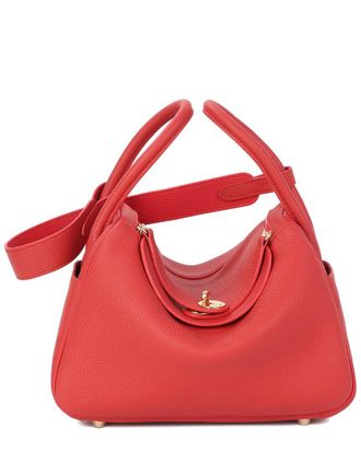 Tiffany & Fred Pebbled Leather Top-Handle Bag