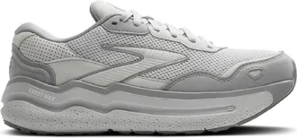 Brooks Womens Ghost Max 2 Suede Road-Running Shoes Gray 9.5