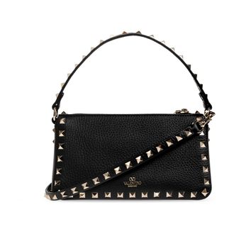 Valentino Garavani Bolso de hombro Rockstud peque&ntilde;o - Bags - Mujer - Negro - ONE SIZE