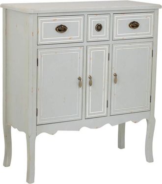 Wanderlust Deco Wanderlust Deco - Aparador de madera con 3 cajones y 3 puertas 90x38x98,5h cm