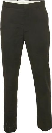 Alexander McQueen Pantaloni con chiusura nascosta - Nero