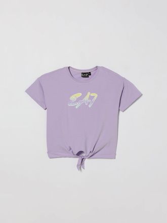 Emporio Armani T-Shirt Bambino colore Lilla