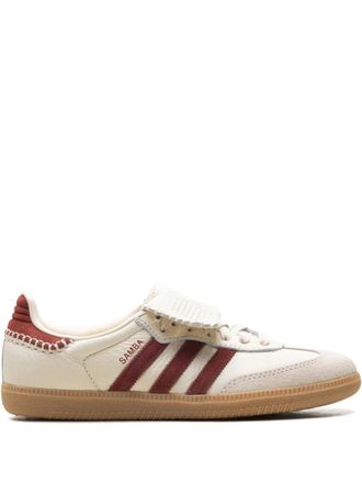 adidas Samba LT stripes sneakers - women - Calf Leather/Suede/Calf Leather/Rubber - 6.5 - Neutrals