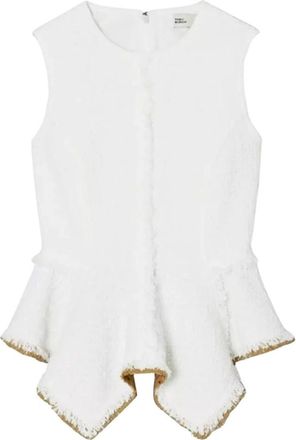 Tory Burch Mujer, Camisetas, Blanco, Talla: S